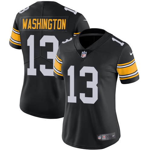 Nike Steelers #13 James Washington Black Team Color Women's Stitched NFL Vapor Untouchable Limited Jersey Nike Steelers #13 James Washington Black Team Color Women's Stitched NFL Vapor Untouchable Limited Jersey