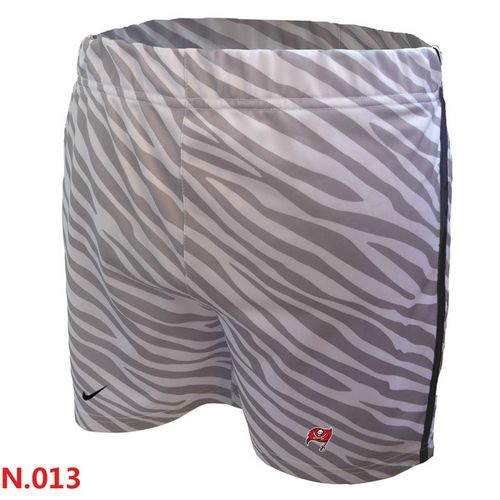 Women's Nike NFL Tampa Bay Buccaneers Embroidered Team Logo Zebra Stripes Shorts Women's Nike NFL Tampa Bay Buccaneers Embroidered Team Logo Zebra Stripes Shorts
