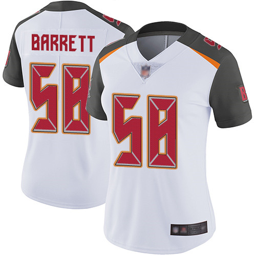 Nike Buccaneers #58 Shaquil Barrett White Women's Stitched NFL Vapor Untouchable Limited Jersey Nike Buccaneers #58 Shaquil Barrett White Women's Stitched NFL Vapor Untouchable Limited Jersey