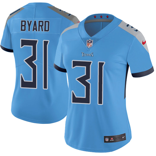 Nike Titans #31 Kevin Byard Light Blue Alternate Women's Stitched NFL Vapor Untouchable Limited Jersey Nike Titans #31 Kevin Byard Light Blue Alternate Women's Stitched NFL Vapor Untouchable Limited Jersey