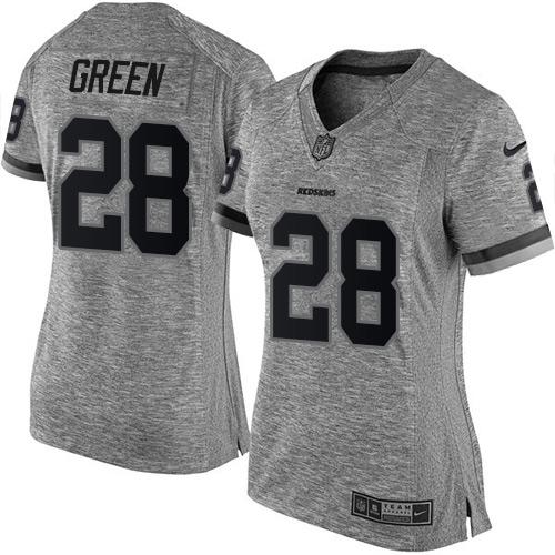 Nike Redskins #28 Darrell Green Gray Women's Stitched NFL Limited Gridiron Gray Jersey Nike Redskins #28 Darrell Green Gray Women's Stitched NFL Limited Gridiron Gray Jersey