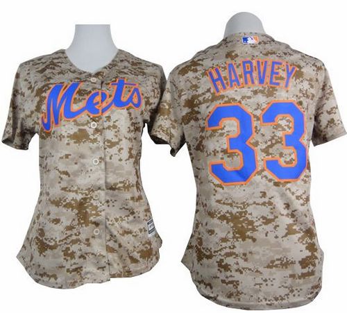 Mets #33 Matt Harvey Camo Women's Fashion Stitched MLB Jersey Mets #33 Matt Harvey Camo Women's Fashion Stitched MLB Jersey