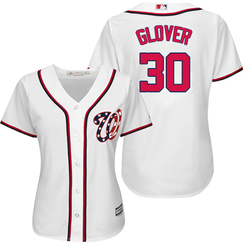 Nationals #30 Koda Glover White Home Women's Stitched MLB Jersey Nationals #30 Koda Glover White Home Women's Stitched MLB Jersey