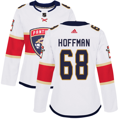 Adidas Panthers #68 Mike Hoffman White Road Authentic Women's Stitched NHL Jersey Adidas Panthers #68 Mike Hoffman White Road Authentic Women's Stitched NHL Jersey
