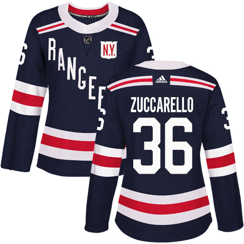 Adidas Rangers #36 Mats Zuccarello Navy Blue Authentic 2018 Winter Classic Women's Stitched NHL Jersey Adidas Rangers #36 Mats Zuccarello Navy Blue Authentic 2018 Winter Classic Women's Stitched NHL Jersey