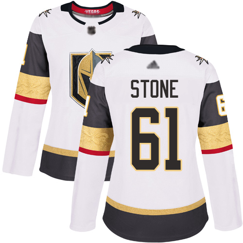 Adidas Golden Knights #61 Mark Stone White Road Authentic Women's Stitched NHL Jersey Adidas Golden Knights #61 Mark Stone White Road Authentic Women's Stitched NHL Jersey