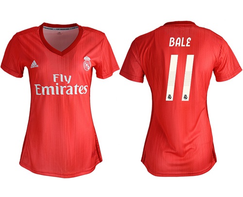 Women's Real Madrid #11 Bale Third Soccer Club Jersey Women's Real Madrid #11 Bale Third Soccer Club Jersey