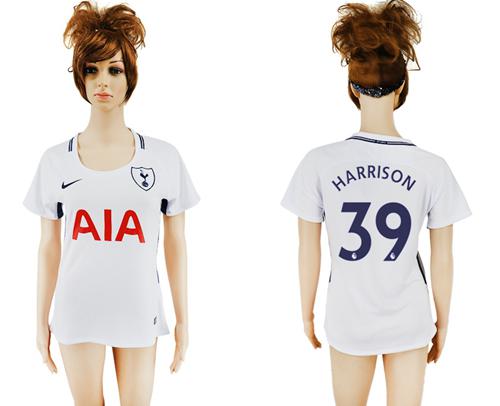 Women's Tottenham Hotspur #39 Harrison Home Soccer Club Jersey Women's Tottenham Hotspur #39 Harrison Home Soccer Club Jersey