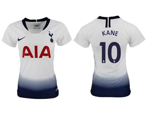 Women's Tottenham Hotspur #10 Kane Home Soccer Club Jersey Women's Tottenham Hotspur #10 Kane Home Soccer Club Jersey