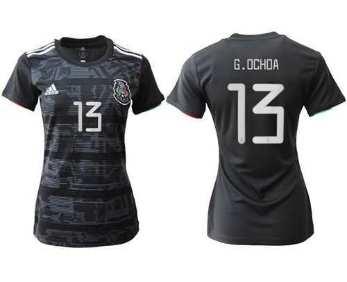 Women's Mexico #13 G.Ochoa Home Soccer Country Jersey