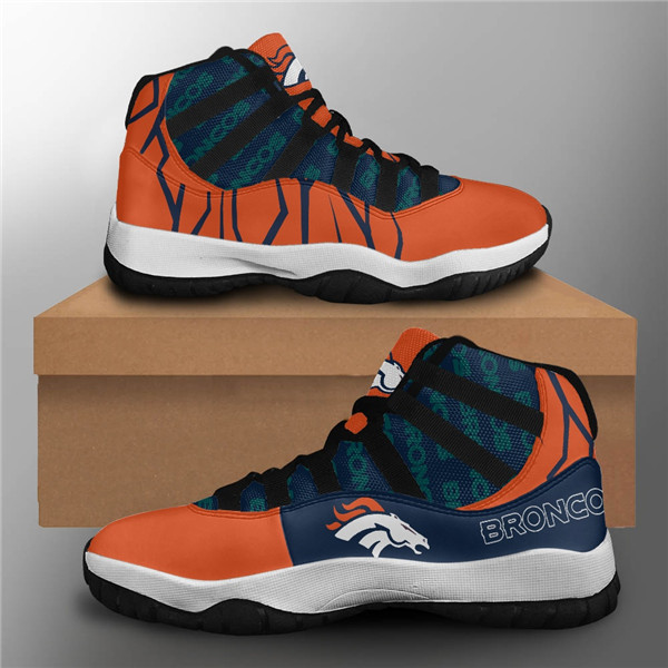 Men's Denver Broncos Air Jordan 11 Sneakers 2001