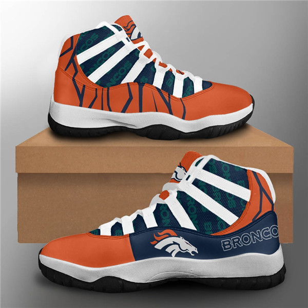 Men's Denver Broncos Air Jordan 11 Sneakers 2002 Men's Denver Broncos Air Jordan 11 Sneakers 2002