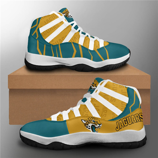 Women's Jacksonville Jaguars Air Jordan 11 Sneakers 3002