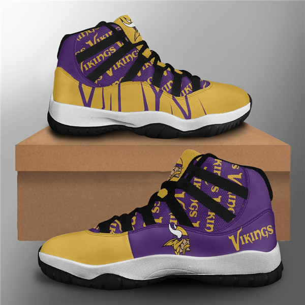 Women's Minnesota Vikings Air Jordan 11 Sneakers 3001