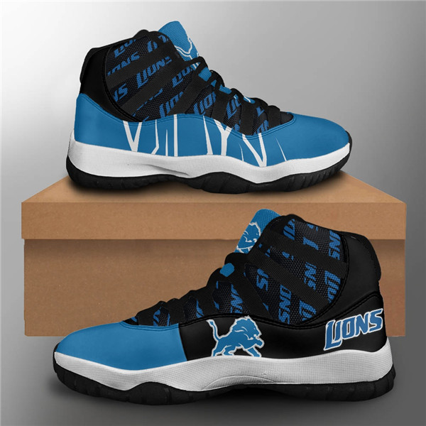 Men's Detroit Lions Air Jordan 11 Sneakers 2001 Men's Detroit Lions Air Jordan 11 Sneakers 2001