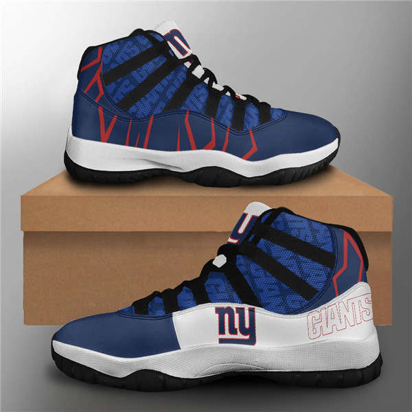 Women's New York Giants Air Jordan 11 Sneakers 3002 Women's New York Giants Air Jordan 11 Sneakers 3002