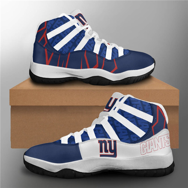 Men's New York Giants Air Jordan 11 Sneakers 2002 Men's New York Giants Air Jordan 11 Sneakers 2002