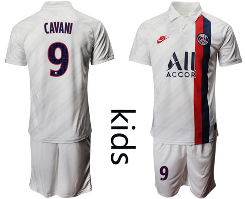 Paris Saint Germain #9 Cavani Third Kid Soccer Club Jersey Paris Saint Germain #9 Cavani Third Kid Soccer Club Jersey