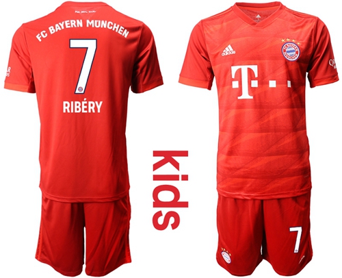 Bayern Munchen #7 Ribery Home Kid Soccer Club Jersey Bayern Munchen #7 Ribery Home Kid Soccer Club Jersey