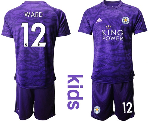 Leicester City #12 Ward Purple Goalkeeper Kid Soccer Club Jersey Leicester City #12 Ward Purple Goalkeeper Kid Soccer Club Jersey