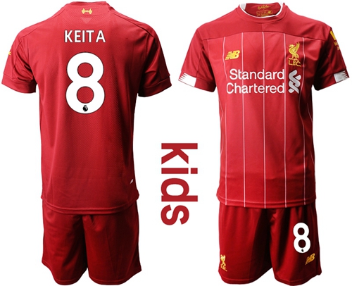 Liverpool #8 Keita Red Home Kid Soccer Club Jersey Liverpool #8 Keita Red Home Kid Soccer Club Jersey