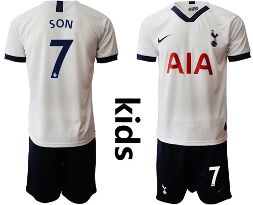 Tottenham Hotspur #7 Son Home Kid Soccer Club Jersey Tottenham Hotspur #7 Son Home Kid Soccer Club Jersey