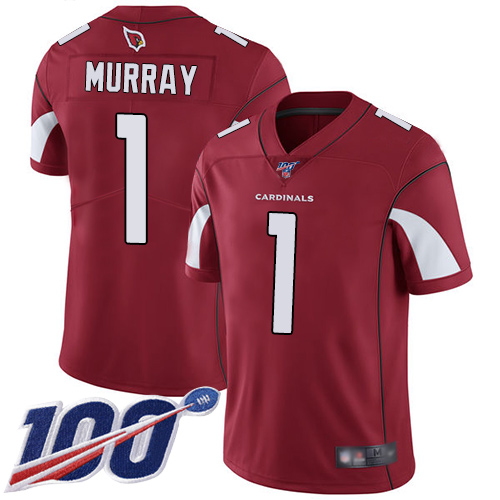 Nike Cardinals #1 Kyler Murray Red Team Color Team Color Youth Stitched NFL 100th Season Vapor Limited Jersey Nike Cardinals #1 Kyler Murray Red Team Color Team Color Youth Stitched NFL 100th Season Vapor Limited Jersey
