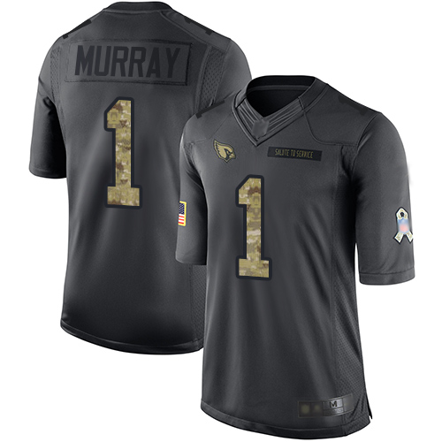 Nike Cardinals #1 Kyler Murray Black Youth Stitched NFL Limited 2016 Salute to Service Jersey Nike Cardinals #1 Kyler Murray Black Youth Stitched NFL Limited 2016 Salute to Service Jersey
