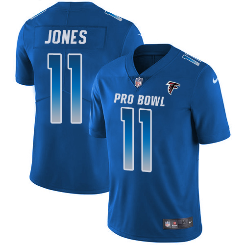 Nike Falcons #11 Julio Jones Royal Youth Stitched NFL Limited NFC 2019 Pro Bowl Jersey Nike Falcons #11 Julio Jones Royal Youth Stitched NFL Limited NFC 2019 Pro Bowl Jersey