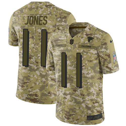 Nike Falcons #11 Julio Jones Camo Youth Stitched NFL Limited 2018 Salute to Service Jersey Nike Falcons #11 Julio Jones Camo Youth Stitched NFL Limited 2018 Salute to Service Jersey