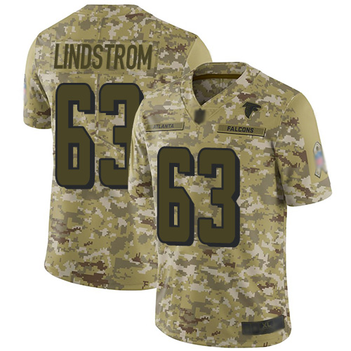 Nike Falcons #63 Chris Lindstrom Camo Youth Stitched NFL Limited 2018 Salute to Service Jersey Nike Falcons #63 Chris Lindstrom Camo Youth Stitched NFL Limited 2018 Salute to Service Jersey