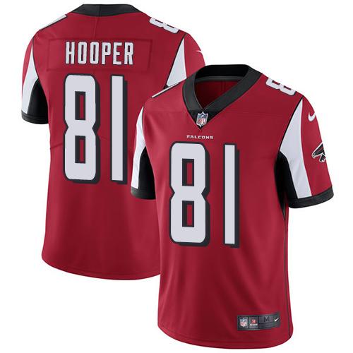 Nike Falcons #81 Austin Hooper Red Team Color Youth Stitched NFL Vapor Untouchable Limited Jersey Nike Falcons #81 Austin Hooper Red Team Color Youth Stitched NFL Vapor Untouchable Limited Jersey