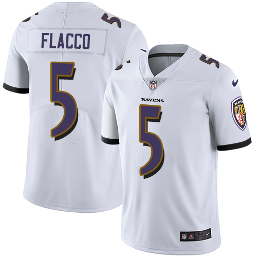 Nike Ravens #5 Joe Flacco White Youth Stitched NFL Vapor Untouchable Limited Jersey Nike Ravens #5 Joe Flacco White Youth Stitched NFL Vapor Untouchable Limited Jersey