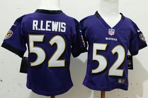 Toddler Nike Ravens #52 Ray Lewis Purple Team Color Stitched NFL Elite Jersey Toddler Nike Ravens #52 Ray Lewis Purple Team Color Stitched NFL Elite Jersey