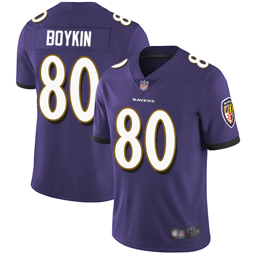 Nike Ravens #80 Miles Boykin Purple Team Color Youth Stitched NFL Vapor Untouchable Limited Jersey Nike Ravens #80 Miles Boykin Purple Team Color Youth Stitched NFL Vapor Untouchable Limited Jersey
