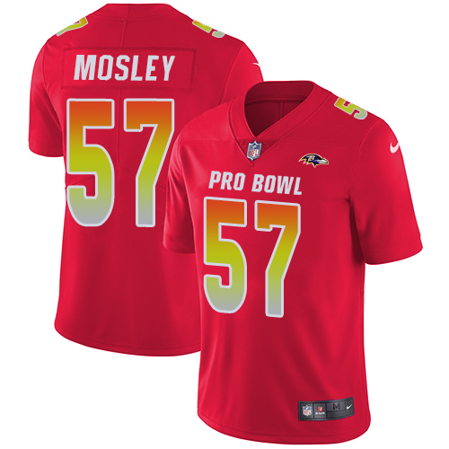 Nike Ravens #57 C.J. Mosley Red Youth Stitched NFL Limited AFC 2018 Pro Bowl Jersey Nike Ravens #57 C.J. Mosley Red Youth Stitched NFL Limited AFC 2018 Pro Bowl Jersey