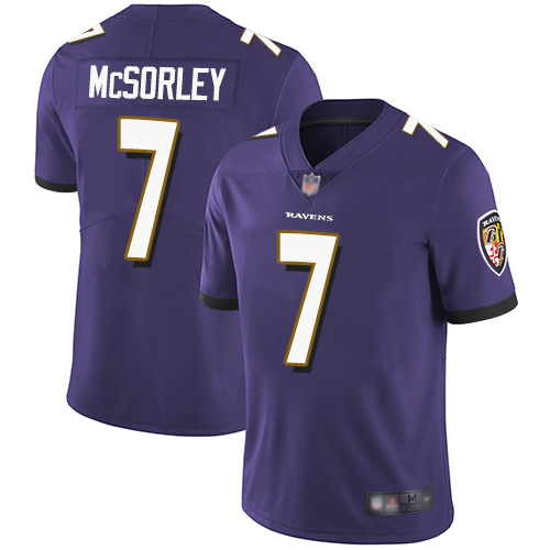 Nike Ravens #7 Trace McSorley Purple Team Color Youth Stitched NFL Vapor Untouchable Limited Jersey Nike Ravens #7 Trace McSorley Purple Team Color Youth Stitched NFL Vapor Untouchable Limited Jersey