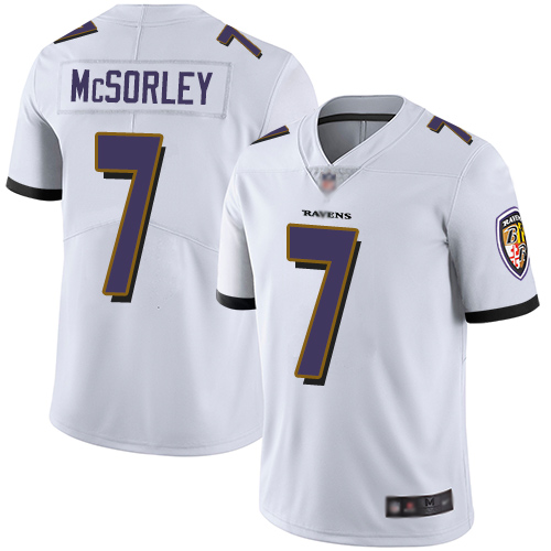 Nike Ravens #7 Trace McSorley White Youth Stitched NFL Vapor Untouchable Limited Jersey Nike Ravens #7 Trace McSorley White Youth Stitched NFL Vapor Untouchable Limited Jersey
