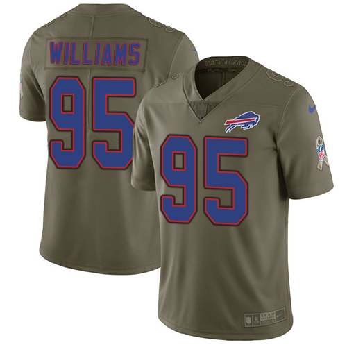 Nike Bills #95 Kyle Williams Olive Youth Stitched NFL Limited 2017 Salute to Service Jersey Nike Bills #95 Kyle Williams Olive Youth Stitched NFL Limited 2017 Salute to Service Jersey