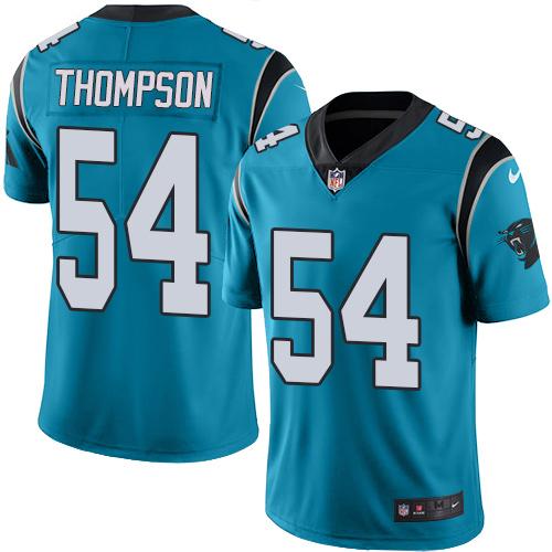Nike Panthers #54 Shaq Thompson Blue Alternate Youth Stitched NFL Vapor Untouchable Limited Jersey Nike Panthers #54 Shaq Thompson Blue Alternate Youth Stitched NFL Vapor Untouchable Limited Jersey
