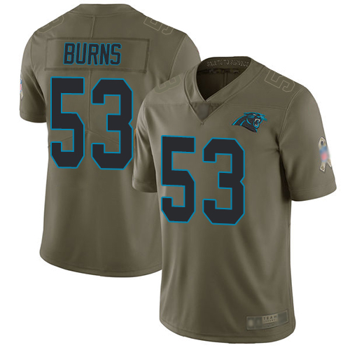Nike Panthers #53 Brian Burns Olive Youth Stitched NFL Limited 2017 Salute to Service Jersey Nike Panthers #53 Brian Burns Olive Youth Stitched NFL Limited 2017 Salute to Service Jersey