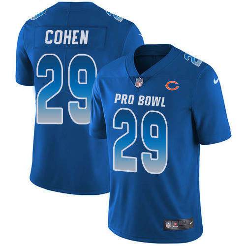 Nike Bears #29 Tarik Cohen Royal Youth Stitched NFL Limited NFC 2019 Pro Bowl Jersey Nike Bears #29 Tarik Cohen Royal Youth Stitched NFL Limited NFC 2019 Pro Bowl Jersey
