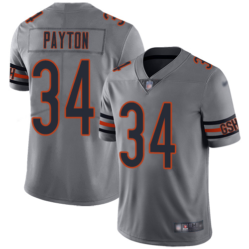 Nike Bears #34 Walter Payton Silver Youth Stitched NFL Limited Inverted Legend Jersey Nike Bears #34 Walter Payton Silver Youth Stitched NFL Limited Inverted Legend Jersey