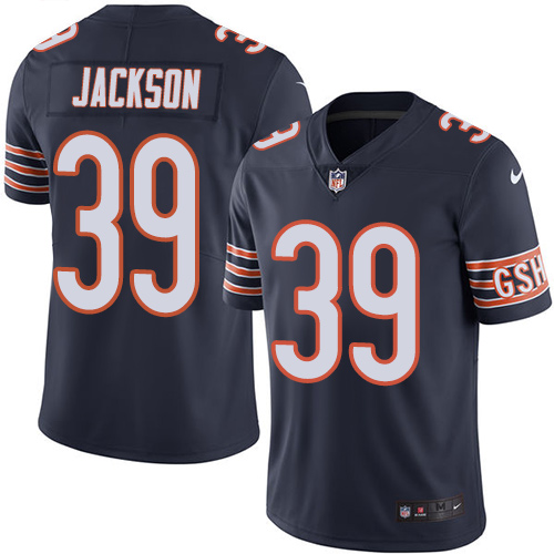 Nike Bears #39 Eddie Jackson Navy Blue Team Color Youth Stitched NFL Vapor Untouchable Limited Jersey Nike Bears #39 Eddie Jackson Navy Blue Team Color Youth Stitched NFL Vapor Untouchable Limited Jersey