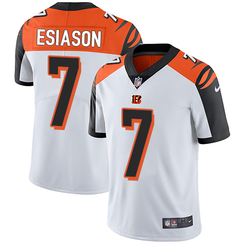 Nike Bengals #7 Boomer Esiason White Youth Stitched NFL Vapor Untouchable Limited Jersey Nike Bengals #7 Boomer Esiason White Youth Stitched NFL Vapor Untouchable Limited Jersey