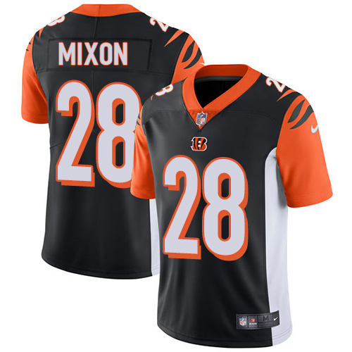 Nike Bengals #28 Joe Mixon Black Team Color Youth Stitched NFL Vapor Untouchable Limited Jersey Nike Bengals #28 Joe Mixon Black Team Color Youth Stitched NFL Vapor Untouchable Limited Jersey