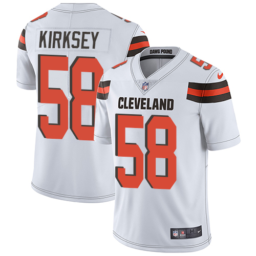 Nike Browns #58 Christian Kirksey White Youth Stitched NFL Vapor Untouchable Limited Jersey Nike Browns #58 Christian Kirksey White Youth Stitched NFL Vapor Untouchable Limited Jersey