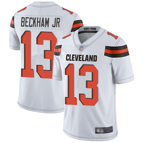 Nike Browns #13 Odell Beckham Jr White Youth Stitched NFL Vapor Untouchable Limited Jersey Nike Browns #13 Odell Beckham Jr White Youth Stitched NFL Vapor Untouchable Limited Jersey