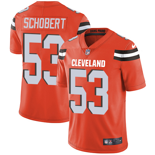 Nike Browns #53 Joe Schobert Orange Alternate Youth Stitched NFL Vapor Untouchable Limited Jersey Nike Browns #53 Joe Schobert Orange Alternate Youth Stitched NFL Vapor Untouchable Limited Jersey