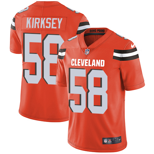 Nike Browns #58 Christian Kirksey Orange Alternate Youth Stitched NFL Vapor Untouchable Limited Jersey Nike Browns #58 Christian Kirksey Orange Alternate Youth Stitched NFL Vapor Untouchable Limited Jersey